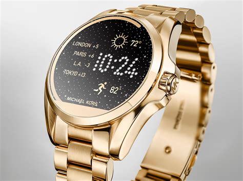 michael kors smart watch diamond on top|Michael Kors gold watch women.